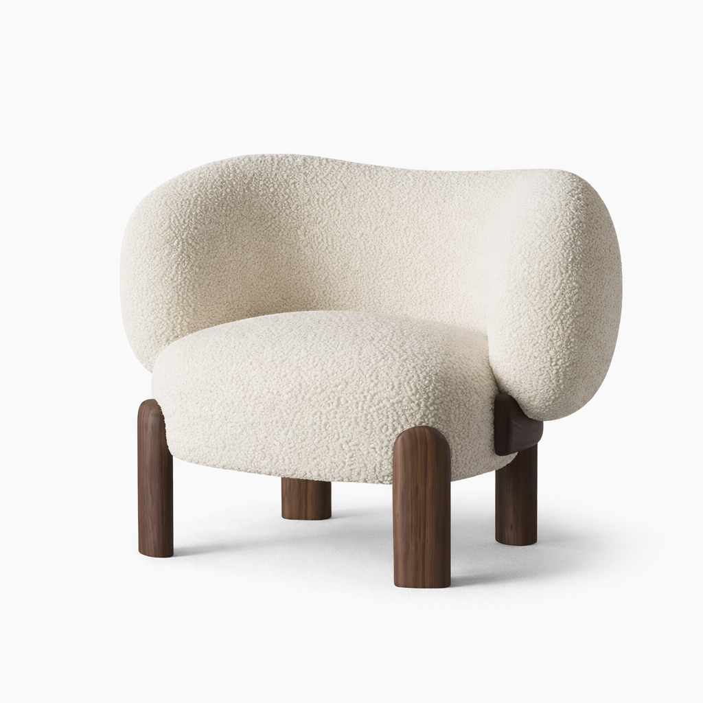 Fauteuil Design Intérieur – Bois Sculpté