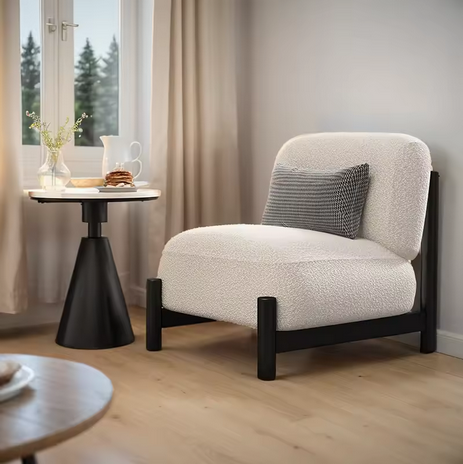 Fauteuil Design Intérieur – Structure Noire